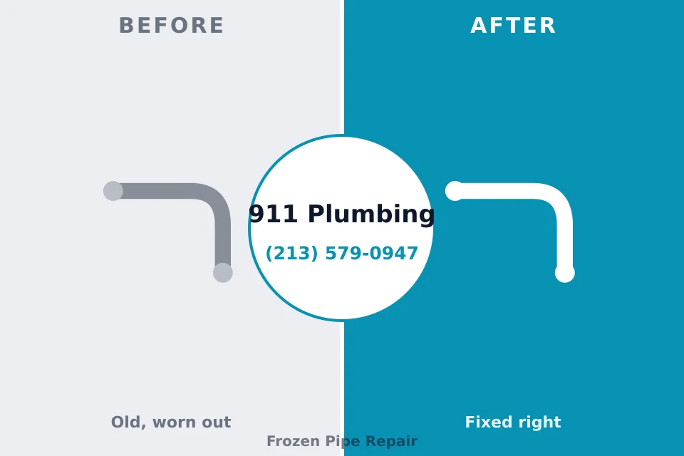 Before and after: plumbing repair Tallapoosa, GA